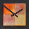 Leonie Lacouette 8x8 Square Black wih Copper Wall Clock Artistic Artisan Designer Clocks