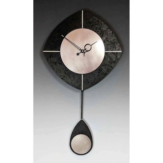 Leonie Lacouette Black L Drop Pendulum Wall Clock Artistic Artisan Designer Clocks