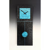 Black and Verdigris Jane Pendulum Wall Clock by Leonie Lacouette