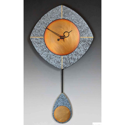 Leonie Lacouette Blue L Drop Pendulum Wall Clock Artistic Artisan Designer Wall Clocks