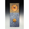 Blue and Gold Jane Pendulum Wall Clock by Leonie Lacouette
