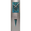 Steel and Verdigris Spike Pendulum Wall Clock by Leonie Lacouette