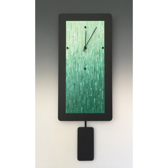 Pendulum Clocks A820P, A1020P, A1224P Green Blend by Linda Lamore