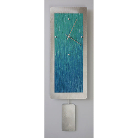 Pendulum Clocks, B820P, B1020P, B1224P Aquamarine Blend by Linda Lamore