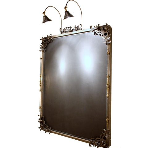 Luna Bella Chapelle Frame and Light with Iron and Brass Artistic Artisan Designer Frames and Lights