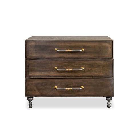 Luna Bella Theo Night Table with Birch Wood Drawers Artistic Artisan Designer Night Tables