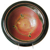 Maishe Dickman Hand Thrown Stoneware Shaner Red and Tenmoko Black Serving Bowls, Artistic Artisan Pottery
