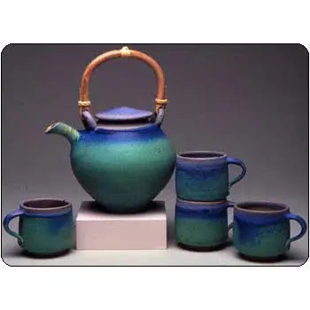 Stoneware Pottery by Maishe Dickman Turquoise Tea Set Extra Large, Artisan  Pottery – Sweetheart Gallery: Contemporary Craft Gallery, Fine American  Craft, Art, Design, Handmade Home & Personal Accessories