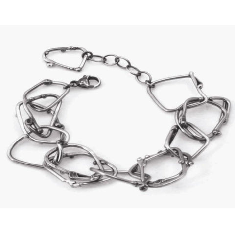 Metallic Evolution Dotted Links Bracelet JDTLB01 Artistic Artisan Jewelry