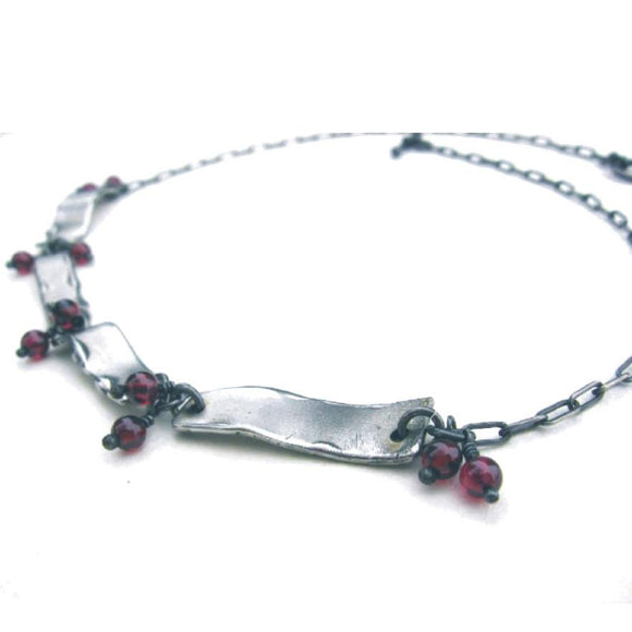 Metallic Evolution Ribbon Necklace RIBN095 Artistic Artisan Jewelry