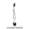 Metallic Evolution Stainless Steel Kitchen and Serving Utensils Set Appetizer Fork Canape Fork Cocktail Fork Olive Spoon Pate Knife and Chutney Spoon Artisan Crafted Servingware