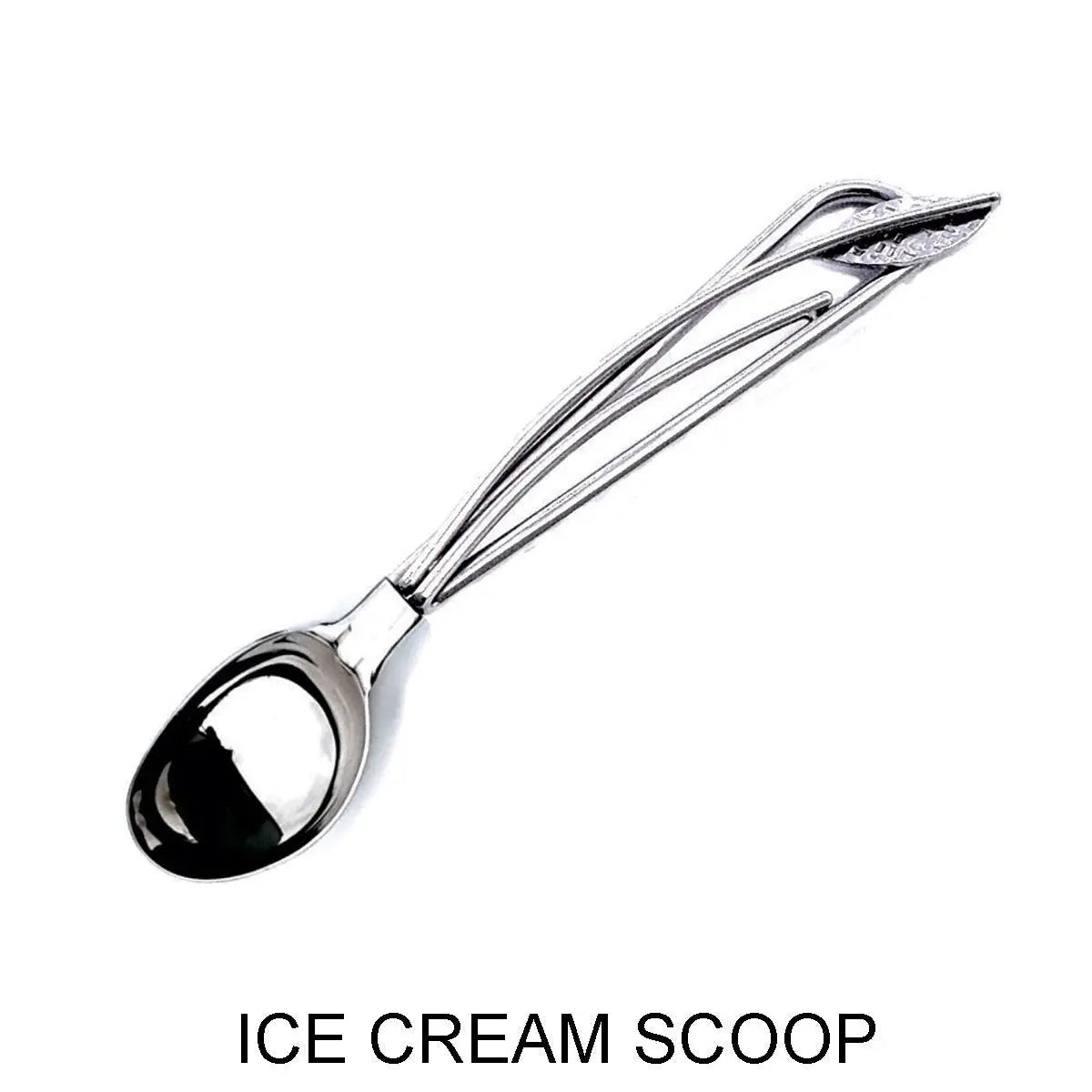 Ice Cream Scoop, Stainless Steel Ice Cream Scoop, Polished, 3