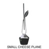 Stainless Steel Kitchen and Serving Utensils Four Piece Set Large Cheese Plane Small Cheese Plane Large Cheese Knife and Small Cheese Knife by Metallic Evolution