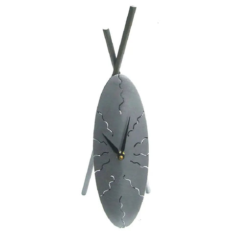 Metallic Evolution Steel Sticks Desk Clock CLC-411, Artistic Artisan Designer Clocks