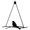 Metallic Evolution Steel or Natural Rust Finish Bird Branch Artisan Crafted Sculptural Wall or Hanging Art