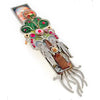 Mezuzahs, Seeka Adam and Eve Mezuzah 1450254, Hand Painted, Stainless Steel, Austrian Crystal, Beads, Artistic Artisan Judaica