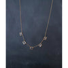 Michelle Pressler Box Necklace 4614 with Hematite Beads Artistic Artisan Designer Jewelry