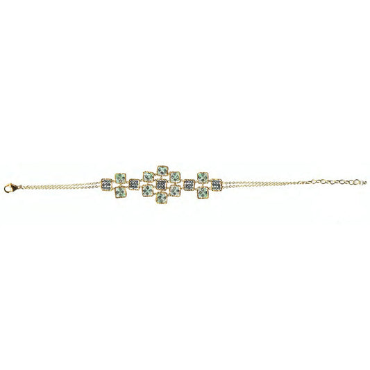 Michelle Pressler Jewelry Bracelet 4444LG with Australian Sapphire and Opal Artistic Artisan Crafted Jewelry