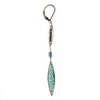 Michelle Pressler Jewelry Spinel Tourmaline Turquoise Earrings 4840 Artistic Artisan Designer Jewelry