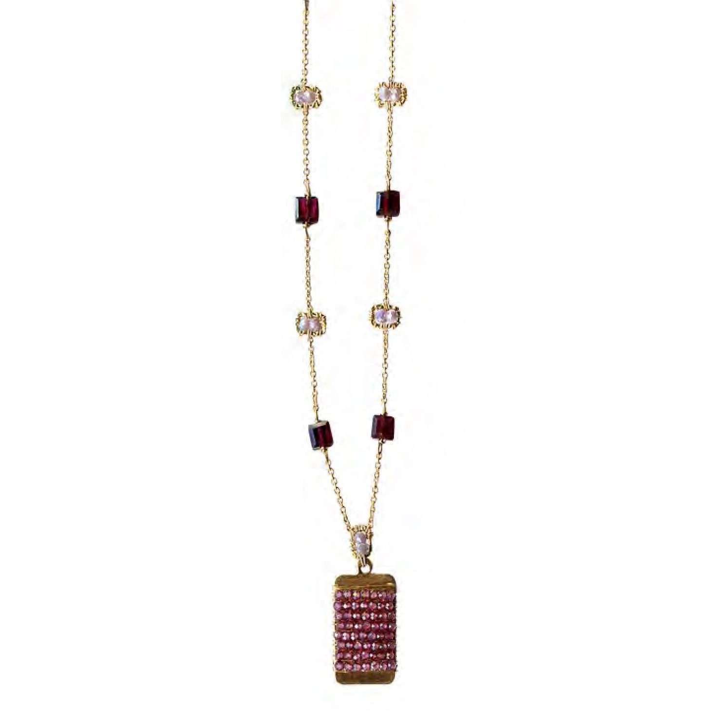 Michelle Pressler Jewelry Necklace 5020, Garnet and Lavender Moonstone –  Sweetheart Gallery, LLC: Contemporary Craft Gallery, Fine American Craft,  Art, Decor, Handmade Home & Personal Accessories