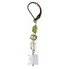 Michelle Pressler Jewelry Peridot Earrings 4694 with Moonstone Artistic Artisan Designer Jewelry