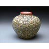 Native Vessel in Sandy Handblown Glass Vase by Thomas Spake Studios Artisan Handblown Art Glass Vases