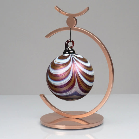 Ornament Display Single Stand by Girardini Design in Gold