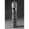 Combo C-8 Black and White Wooden Salt and Pepper Mill Grinder Shaker by Robert Wilhelm of Raw Designs