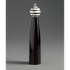 Grooved G-2 in Black, White, and Red Wooden Salt and Pepper Mill Grinder Shaker by Robert Wilhelm of Raw Design
