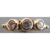 Richelle Leigh 14Kt. Three Stone Diamond Ring R34YG Artistic Designer Handcrafted Jewelry
