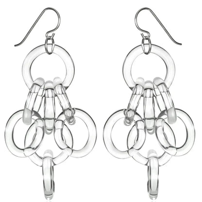 Cluster Necklace and Earring Set