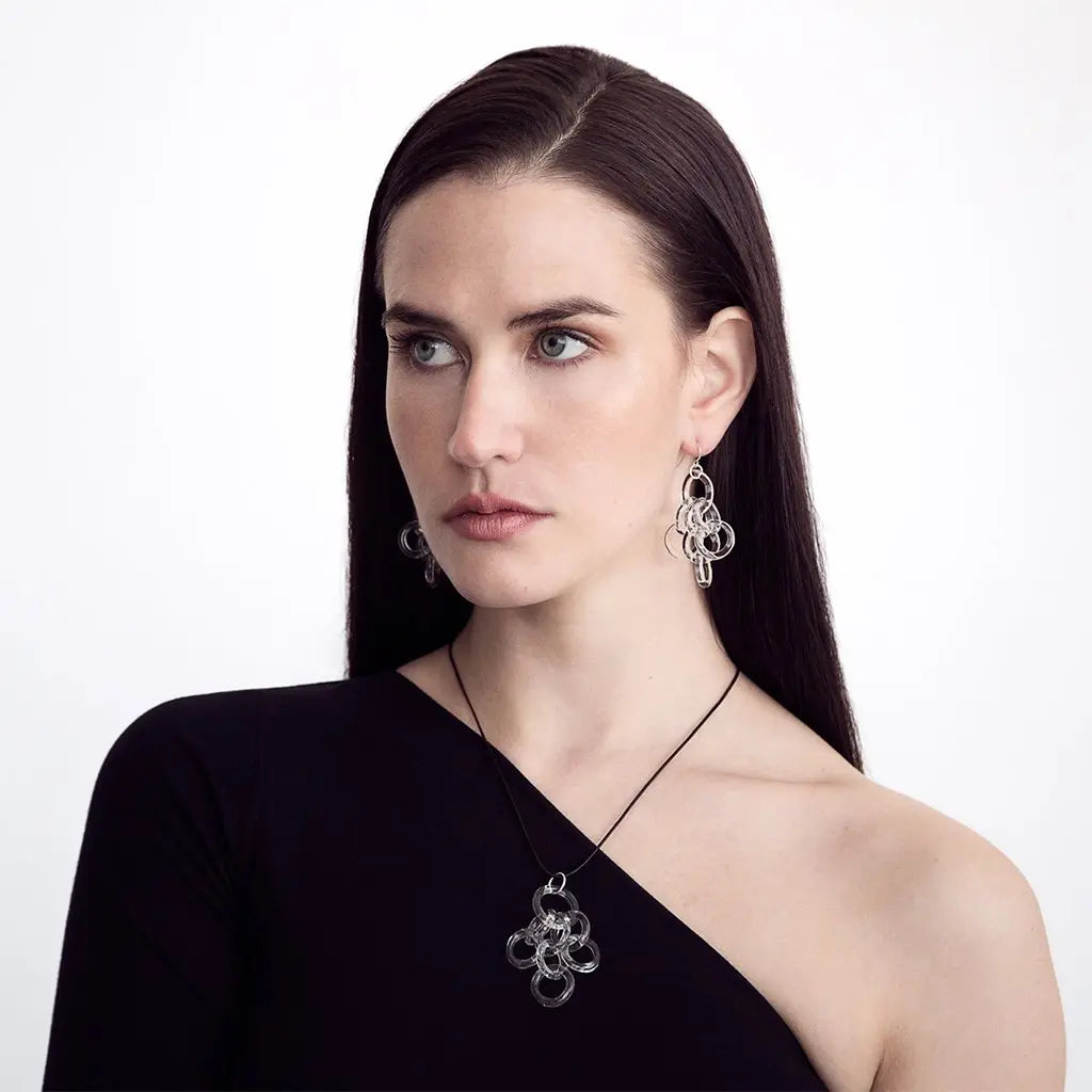Cursive Curve Earrings