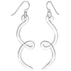 Roxann Astra Cursive Curve Earrings, Artistic, Designer, Artisan Jewelry