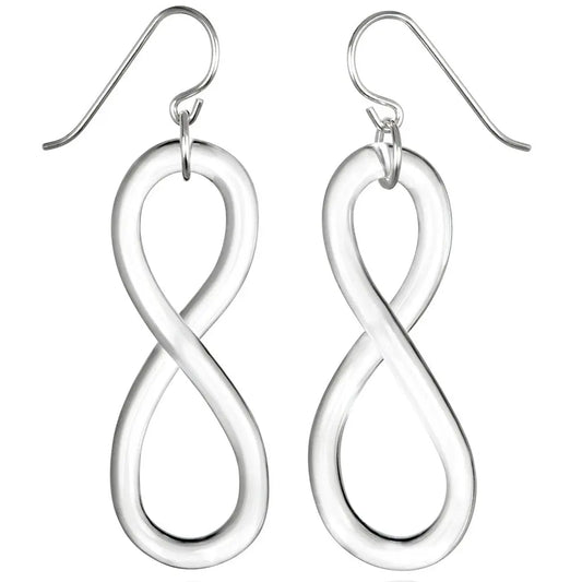 Figure Eight Chain Necklace and Figure Eight Earrings