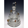 Sage Studios Glass Beehive Perfume Bottle Bees Line Functional Art Glass Perfume Bottles