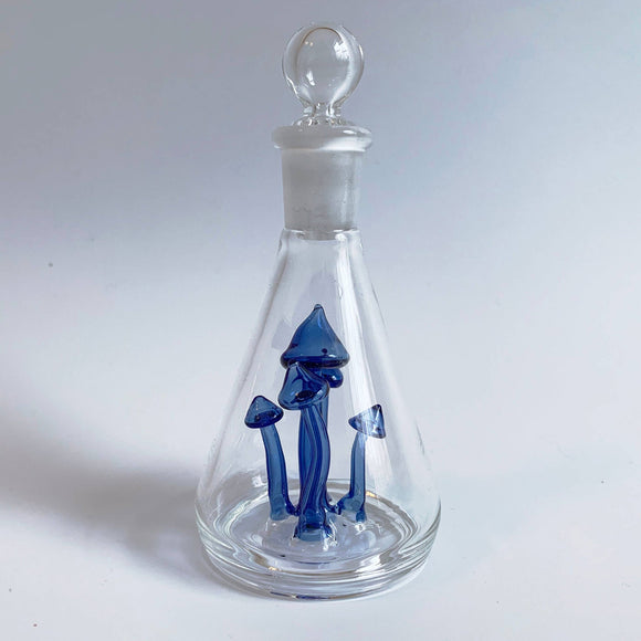 Sage Studios Glass Mycology Perfume Bottle Artistic Functional Art GlassPerfume Bottles