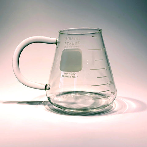 Sage Studios Glass Science Fair Mug Artistic Functional Art Glass Mugs