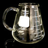 Sage Studios Glass Science Fair Mug Set of Two Science Line Functional Art Glass Drinkware
