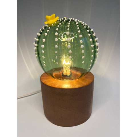 Sage Studios Glass Cactus Lamp Functional Art Glass Lighting
