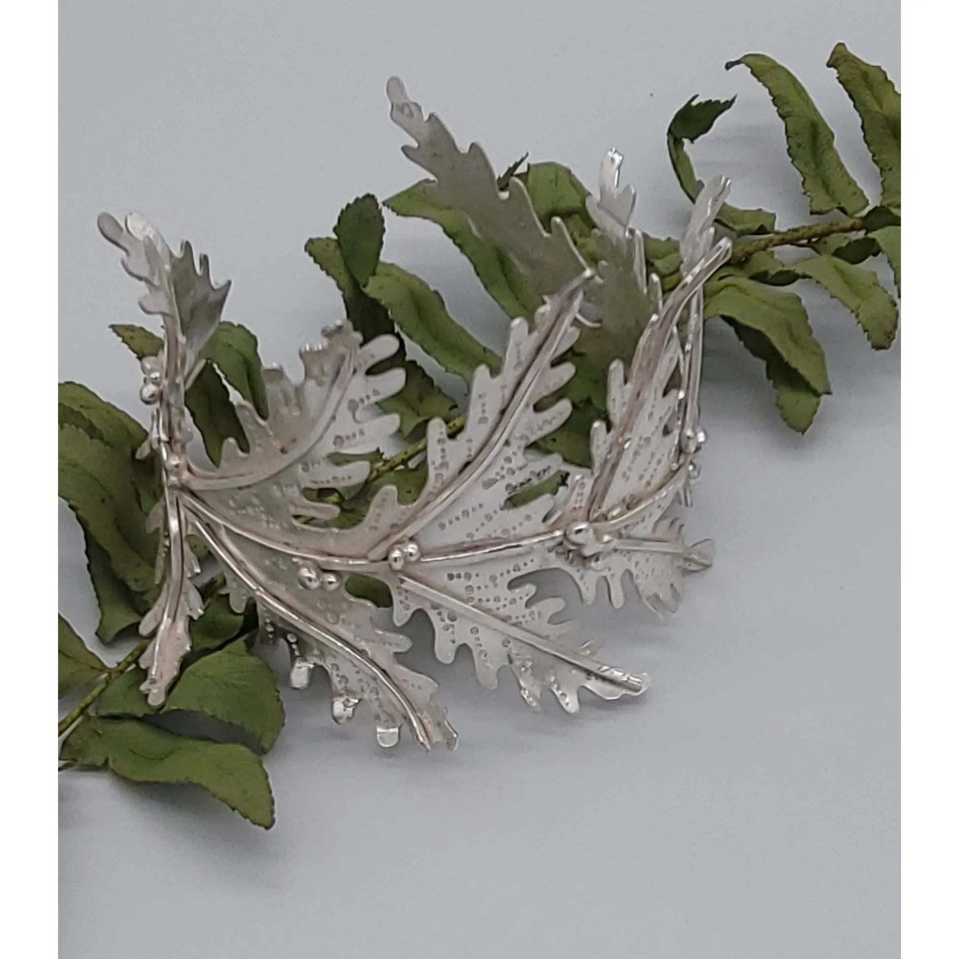 Silver Garden Designs Sterling Silver Fern Cuff Bracelet  B14F8 Artistic Artisan Designer Jewelry