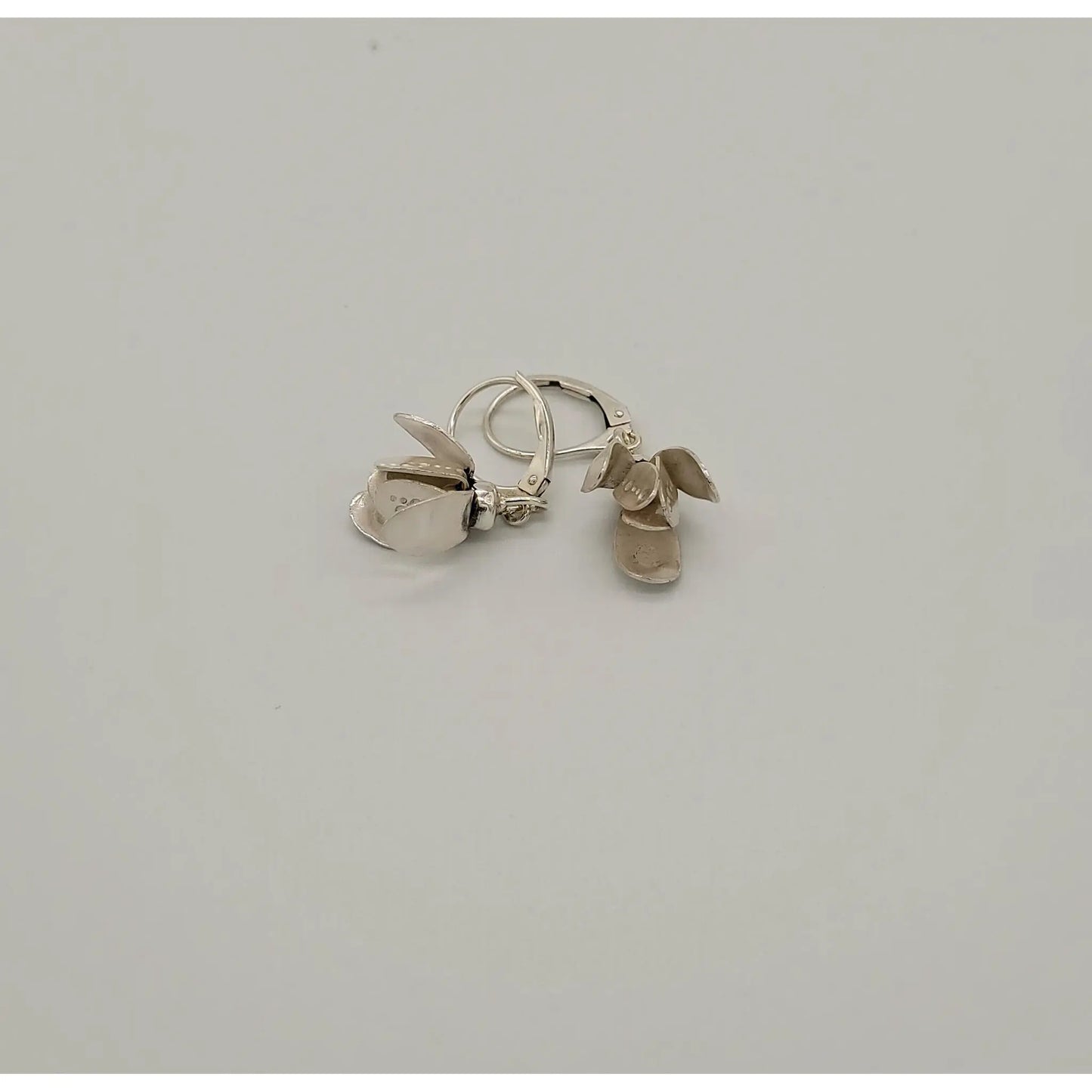 Silver Garden Designs Sterling Silver Snowdrops Earrings E205s Artistic Artisan Designer Jewelry