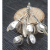 Silver Garden Designs Sterling Silver Snowdrops Five Flower Necklace N255S Artistic Artisan Designer Jewelry
