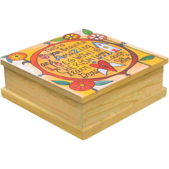 Sincerely Sticks Keepsake Box Power of Positivity Artistic Artisan Designer Boxes