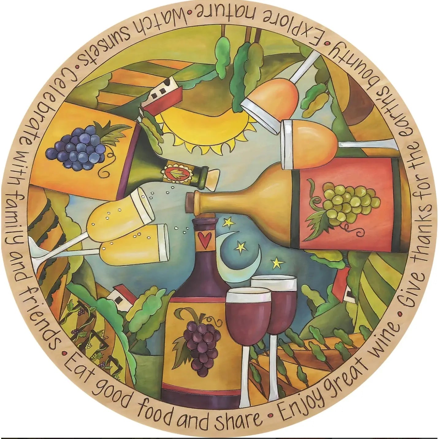 Sincerely Sticks Lazy Susan Let Me Entertain You Artistic Artisan Designer Lazy Susans