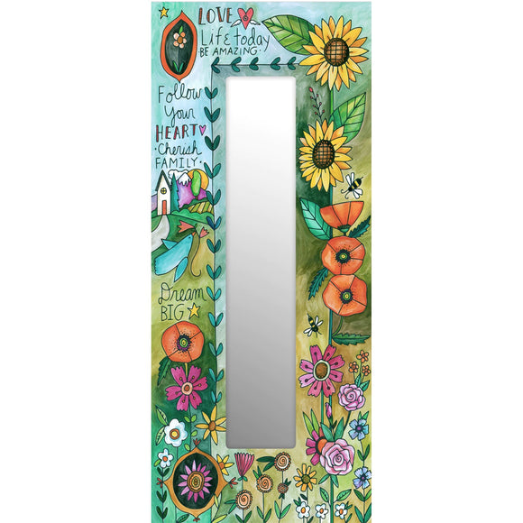 Sincerely Sticks Rectangular Mirror Blossom Artistic Artisan Designer Mirrors