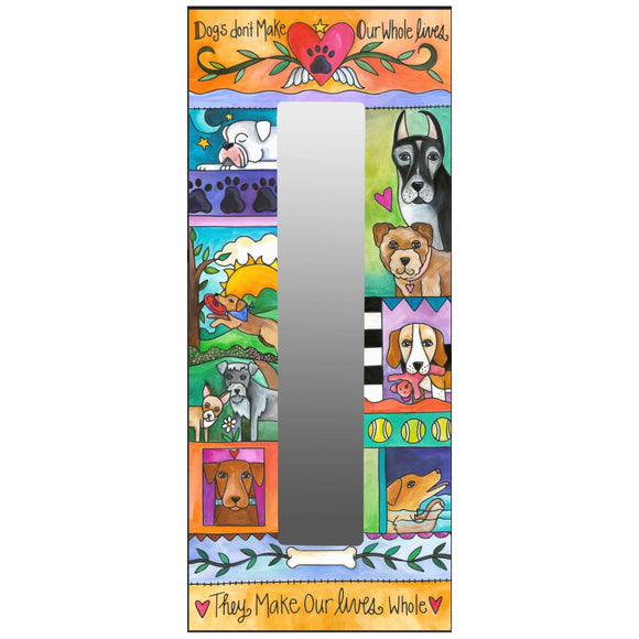 Sincerely Sticks Rectangular Mirror Dogs World Artistic Artisan Designer Mirrors