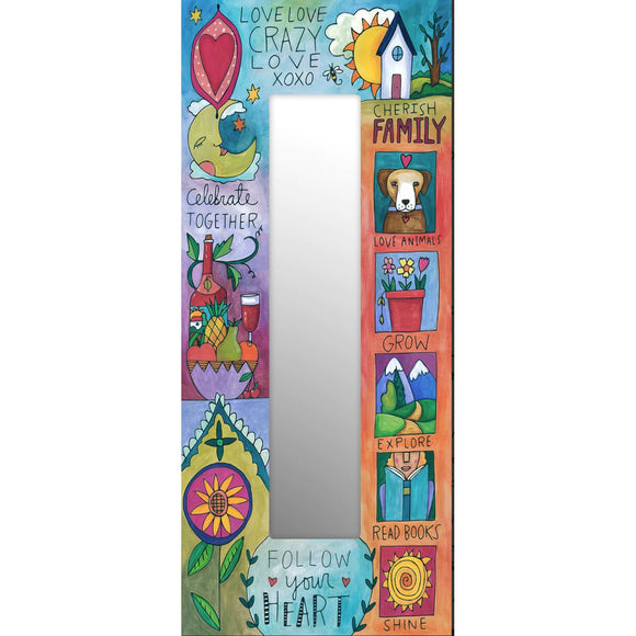 Sincerely Sticks Rectangular Mirror Just Be Artistic Artisan Designer Mirrors