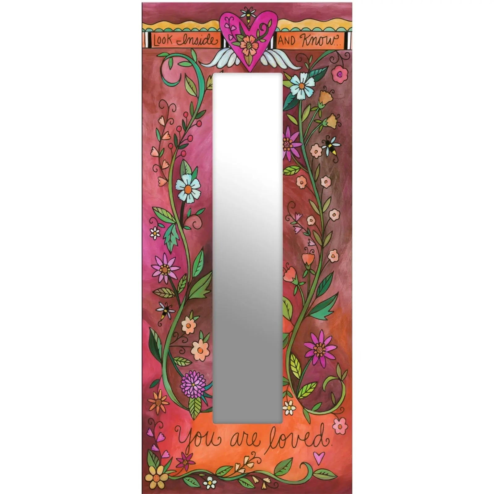 Sincerely Sticks Rectangular Mirror Reflect Artistic Artisan Designer Mirrors