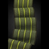Wilder Scarf in Spruce Lime and Green Tea by Sosumi Weaving Pamela Whitlock Handwoven Bamboo Scarves