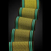 Wink Scarf in Lime and Turquoise by Sosumi Weaving Pamela Whitlock Handwoven Bamboo Scarves